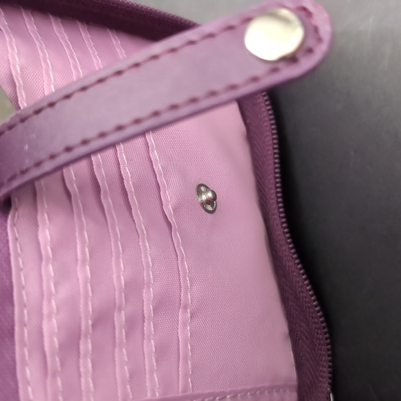 Lug Tango Purple Quilted Travel Wristlet Clutch. - Picture 8 of 11
